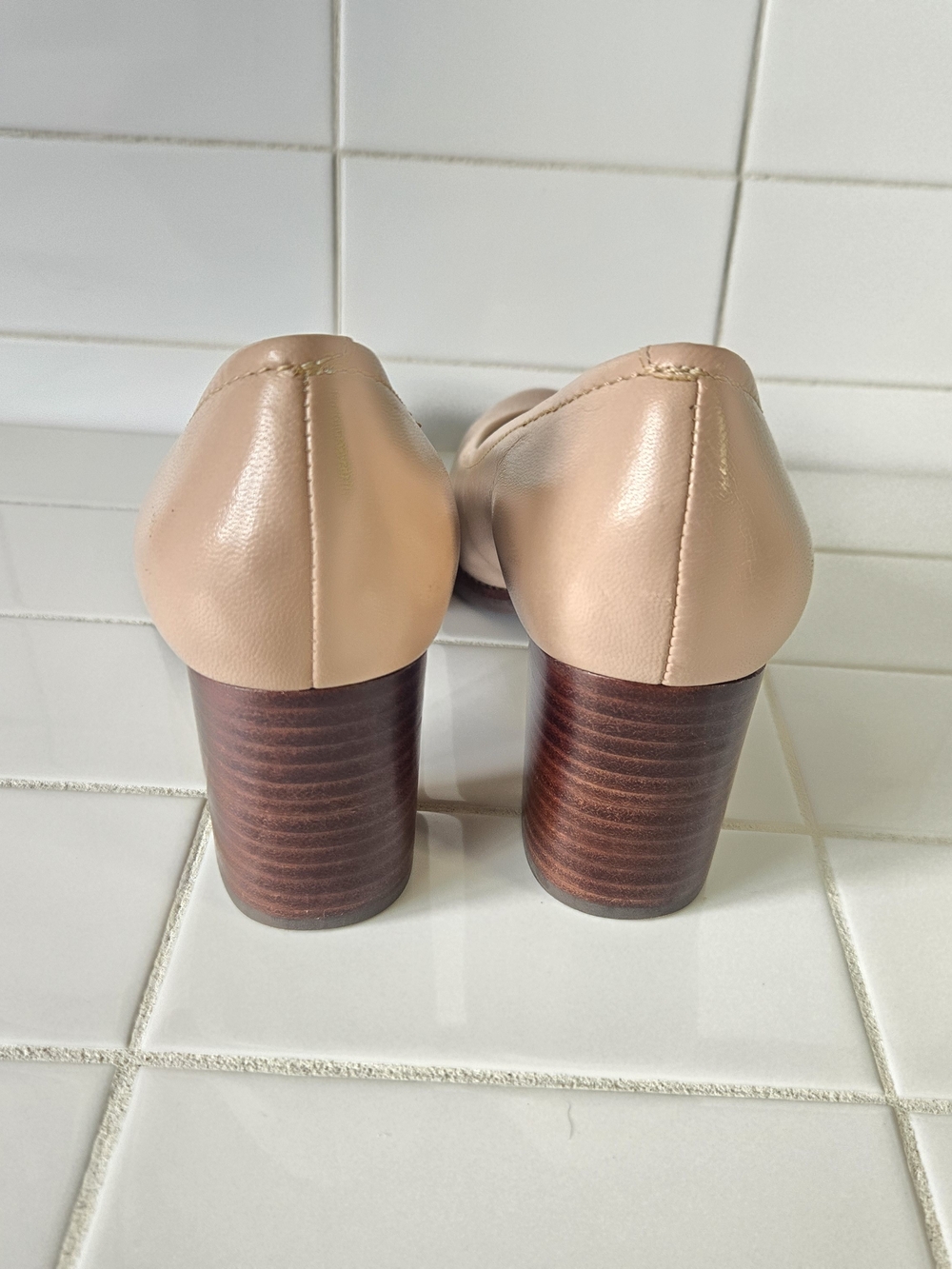 Marc Joseph New York Nyc Pump -nude Napa- Size 8 1/2 - Picture 5 of 11